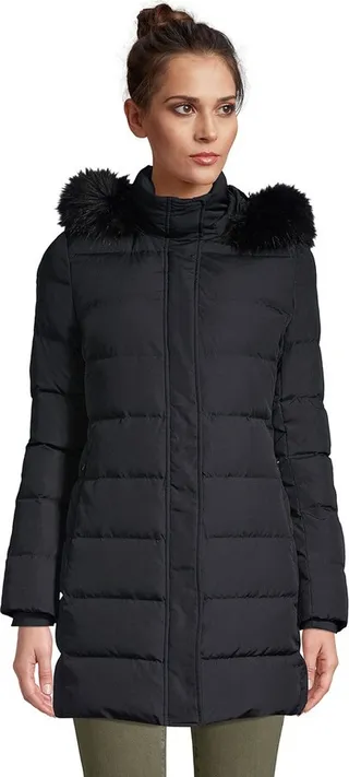 Lands' End Women's Tall Down Winter Coat - Medium Tall - Verbena
