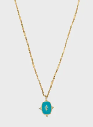Ivy Turquoise Vintage Pendant Necklace