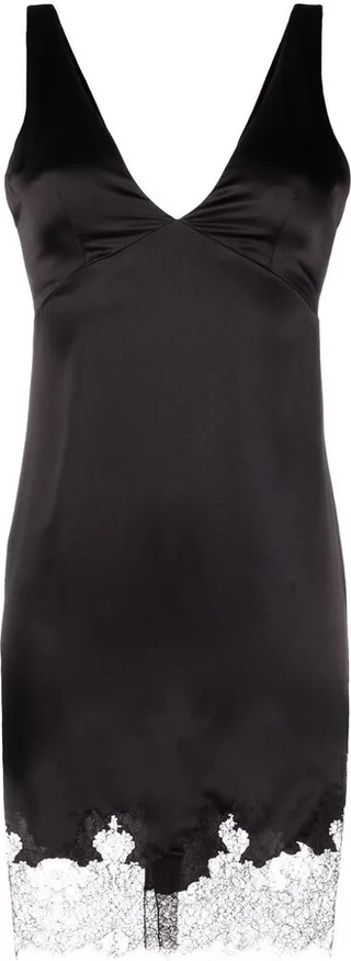 Lace-Trim Minidress