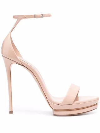120mm Leather Pumps