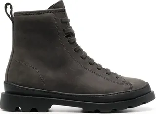 Lace-Up Leather Boots