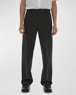 Men's Relaxed Leg Twill Trousers