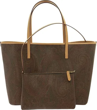 Medium Paisley Shopping Bag With Pochette
