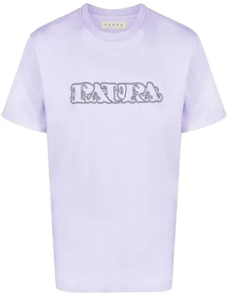 logo-print T-shirt