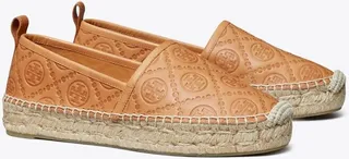 T Monogram Platform Espadrille