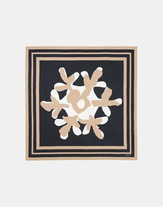 Snowflake Cashmere Silk Scarf