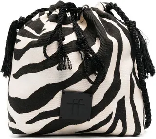 Zebra-Print Shoulder Bag