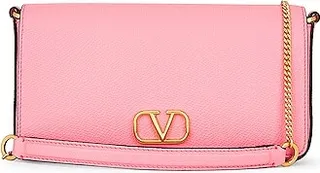 Valentino Garavani V Logo Signature Shoulder Bag in Pink