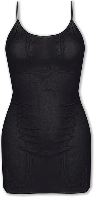 Oséree Sleeveless Transparent Mini Chemise