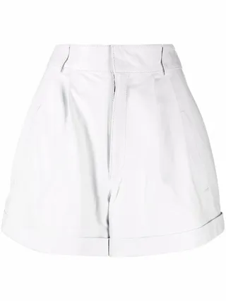 Jett leather shorts