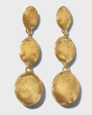 Siviglia 18K Gold Drop Post Earrings