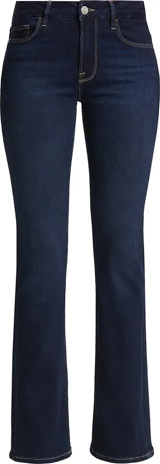 Le Mini High-Rise Boot-Cut Jeans