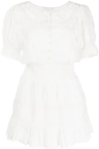 Jaislyn embroidered mini dress