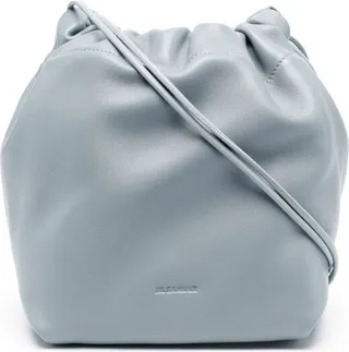 Debossed-Logo Shoulder Bag