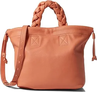 Madewell Small Cinched Crossbody - Puffy Braided (Ripened Peach) Cross Body Handbags