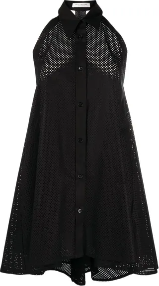 Sleeveless Shirt Minidress