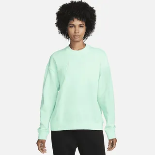 Nike Women's Dri-FIT Get Fit Graphic Crewneck Sweatshirt in Green