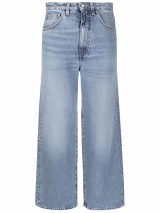 High-Waisted Wide-Leg Jeans