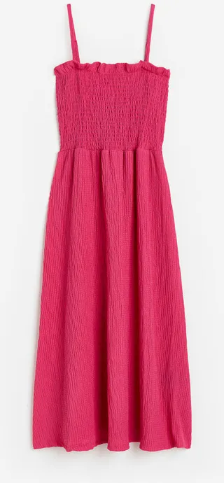 Smocked-bodice Dress