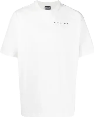 foil-print short-sleeve T-shirt