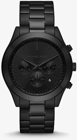 Oversized Slim Runway Black-Tone Watch