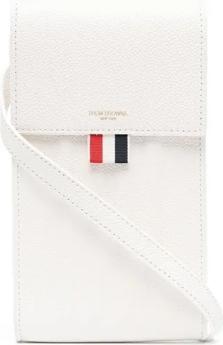 Logo-Stamp Crossbody Phone Holder