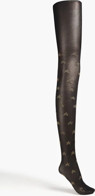 Metallic tights