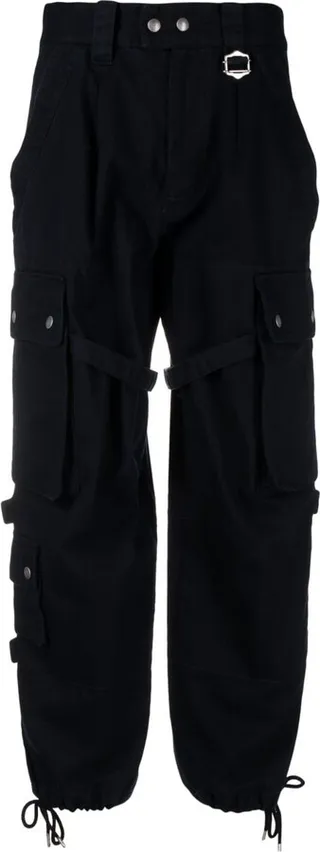 Straight-Leg Cargo Trousers