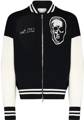 Skull Patch Bomber Jacket