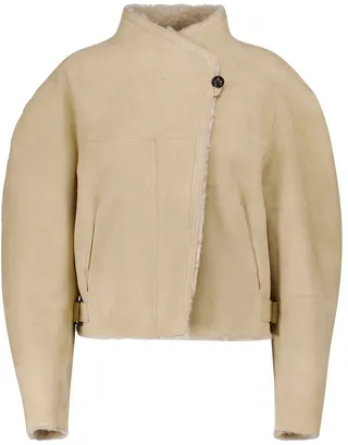 Acacina suede and shearling jacket