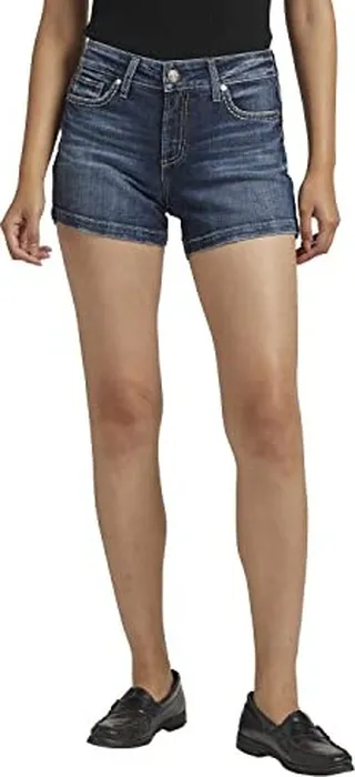 Silver Jeans Co. Women's Elyse Mid Rise Short