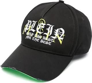 Embroidered-Logo Detail Baseball Cap