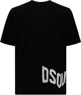 Dsquared2 Logo Printed Crewneck T-Shirt