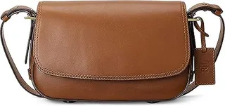 LAUREN Ralph Lauren Leather Small Maddy Shoulder Bag (Lauren Tan) Handbags