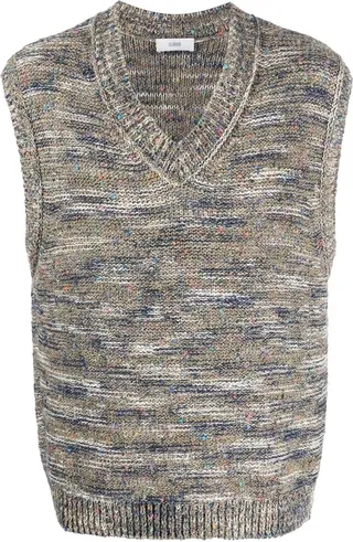 Sleeveless Knitted Sweater