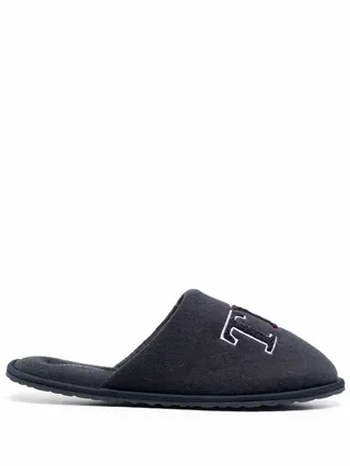 Towelling home slippers