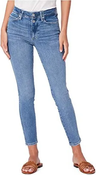 PAIGE Women's Hoxton Transcend Vintage High Rise Ankle Jean