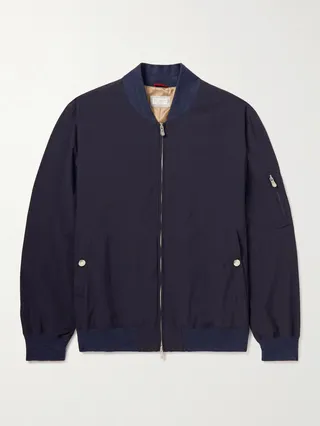 Shell Bomber Jacket