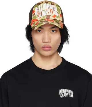 Billionaire Boys Club Brown Arch Logo Trucker Cap