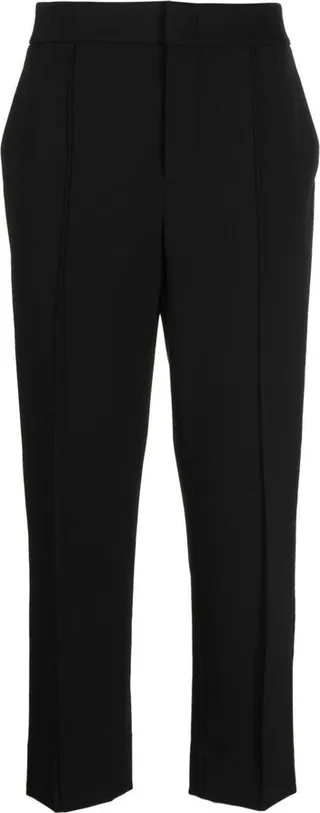 Cropped Straight-Leg Trousers