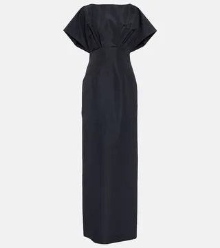Silk faille gown