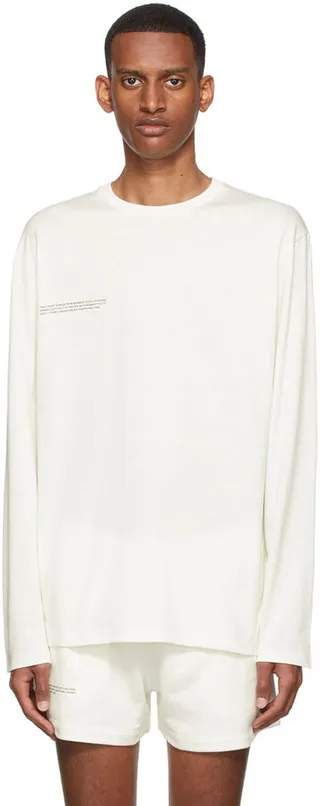 PANGAIA Off-White Organic Cotton T-Shirt