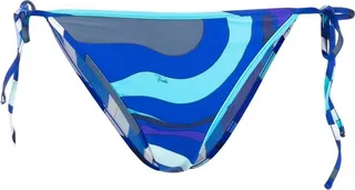 Marmo-print bikini bottoms