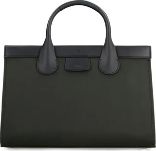 Chloé X Barbour Edith Large Zipped Tote Bag