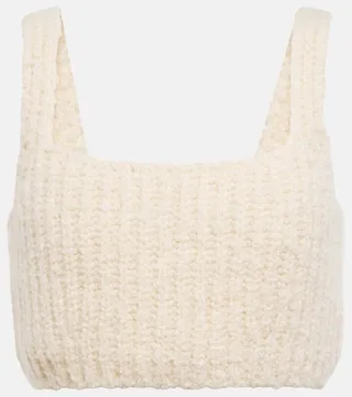 Cashmere crop top