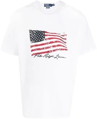 graphic-print cotton T-shirt