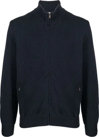 Zip-Up Cashmere Jumper