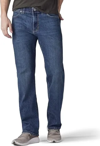 Lee Men's Big Tall Performance Series Extreme Motion Relaxed Fit Jean (Mega) Men's Jeans