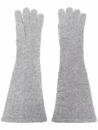 Long Knit Gloves