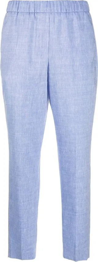 Elasticated Cropped Trousers